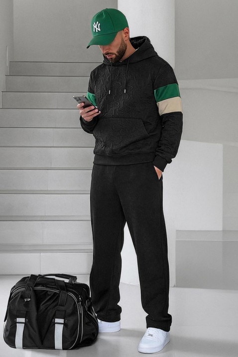 Мъжки суичър ELZONO, Цвят: черен, IVET.BG - Твоят онлайн бутик.