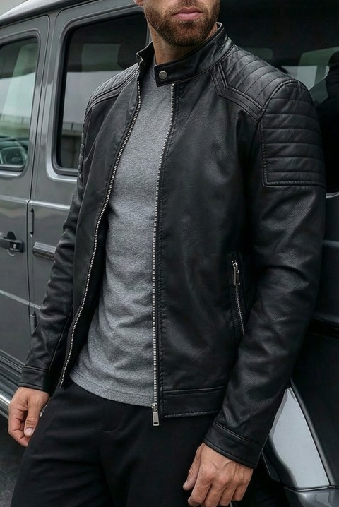 Мъжко яке MARTINEZO, Цвят: черен, IVET.BG - Твоят онлайн бутик.