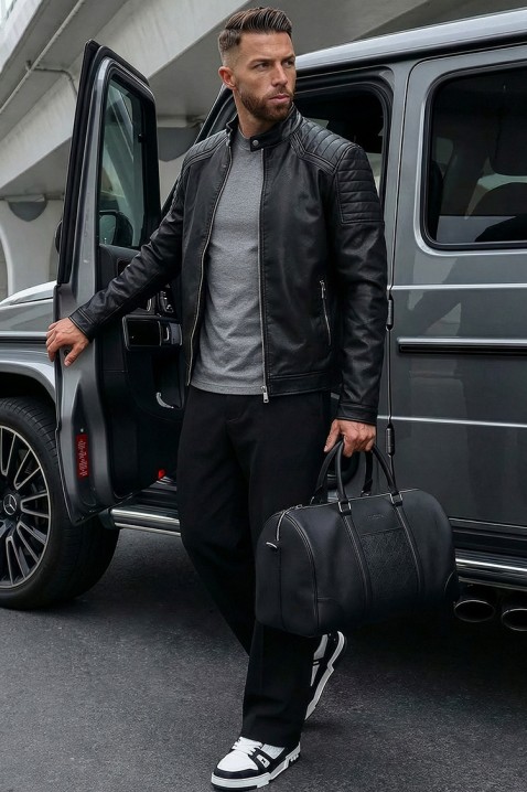 Мъжко яке MARTINEZO, Цвят: черен, IVET.BG - Твоят онлайн бутик.