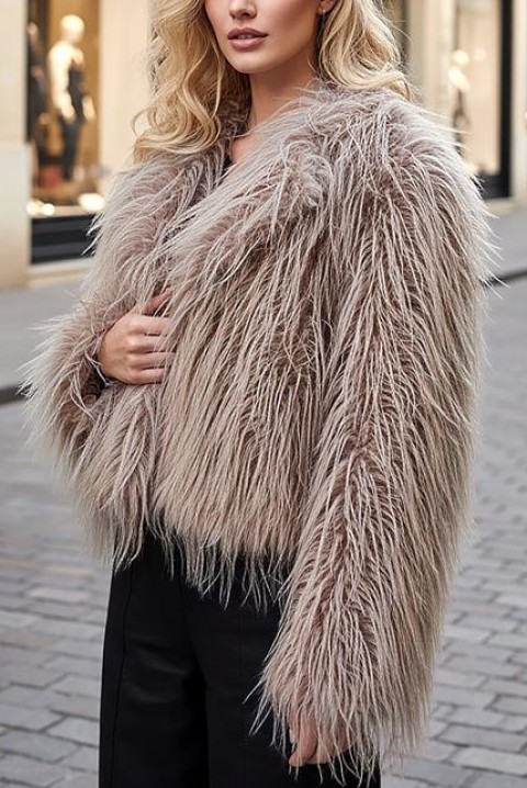 Палто LORMENZA BROWN, Цвят: кафяв, IVET.BG - Твоят онлайн бутик.