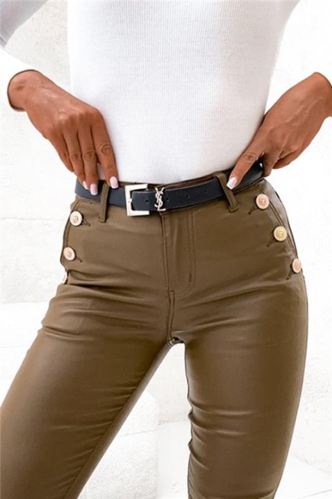 Панталон TEBRIADA, Цвят: кафяв, IVET.BG - Твоят онлайн бутик.