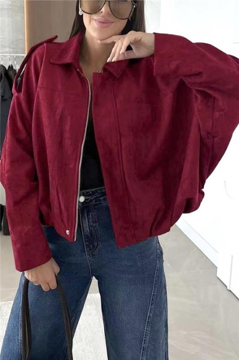 Яке ZERLENDA BORDO, Цвят: бордо, IVET.BG - Твоят онлайн бутик.