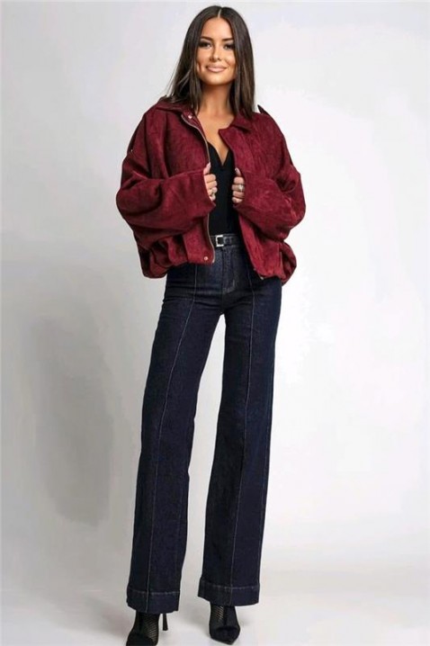 Яке ZERLENDA BORDO, Цвят: бордо, IVET.BG - Твоят онлайн бутик.