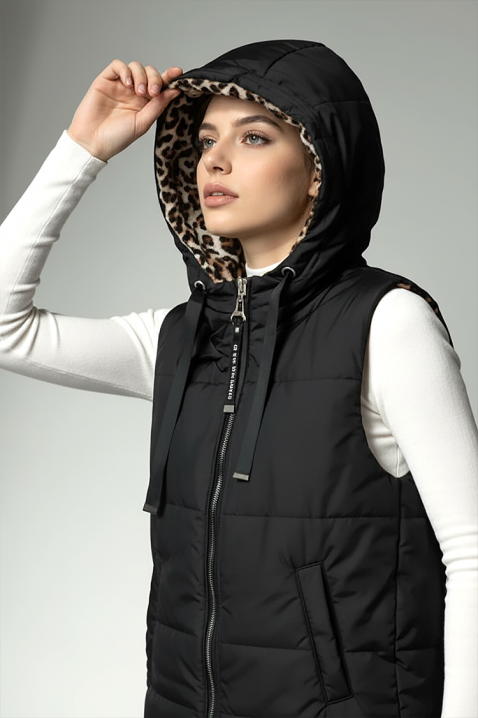 Елек CLERMONA BLACK, Цвят: черен, IVET.BG - Твоят онлайн бутик.