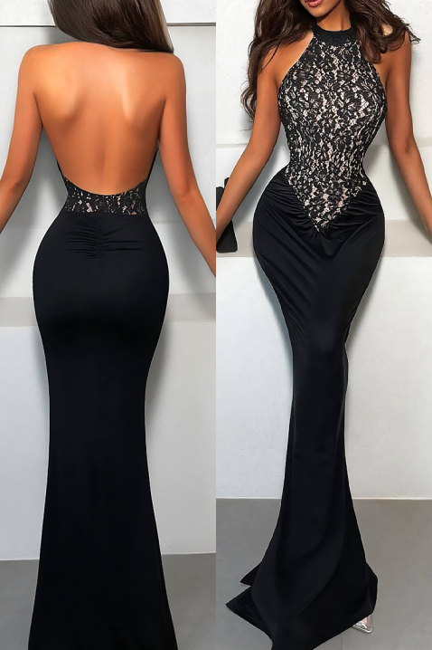 Рокля LEBRASKA, Цвят: черен, IVET.BG - Твоят онлайн бутик.