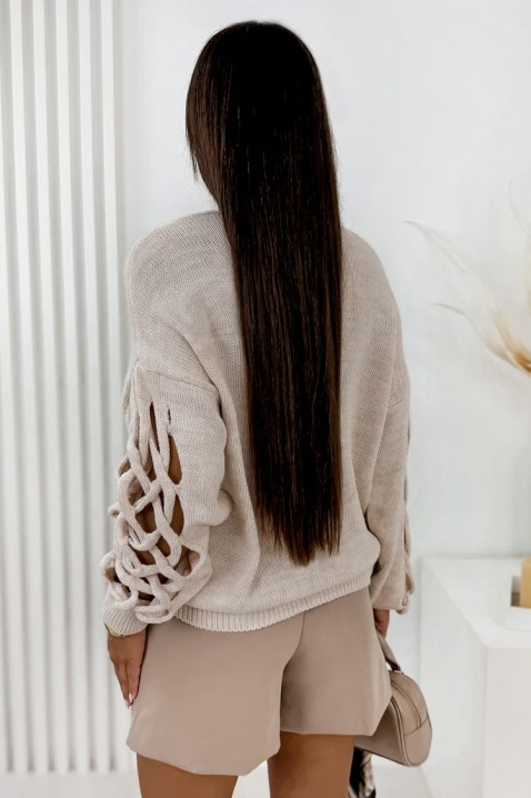 Жилетка JILENDA BEIGE, Цвят: бял, IVET.BG - Твоят онлайн бутик.