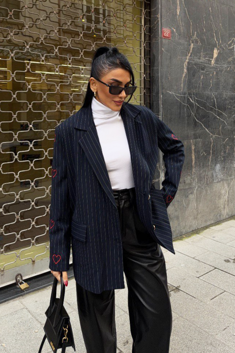 Сако NARILZA NAVY, Цвят: тъмносин, IVET.BG - Твоят онлайн бутик.