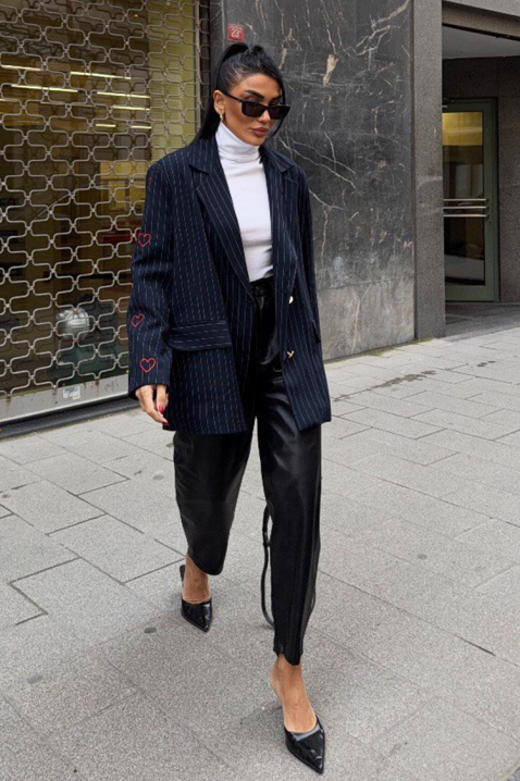 Сако NARILZA NAVY, Цвят: тъмносин, IVET.BG - Твоят онлайн бутик.