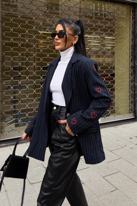 Сако NARILZA NAVY, Цвят: тъмносин, IVET.BG - Твоят онлайн бутик.