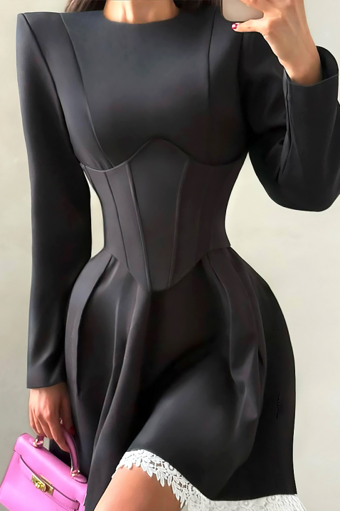 Рокля TRIOBELA, Цвят: черен, IVET.BG - Твоят онлайн бутик.