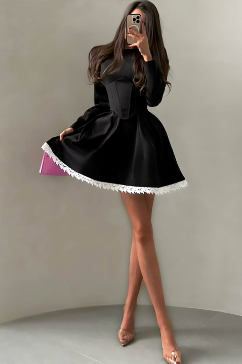 Рокля TRIOBELA, Цвят: черен, IVET.BG - Твоят онлайн бутик.