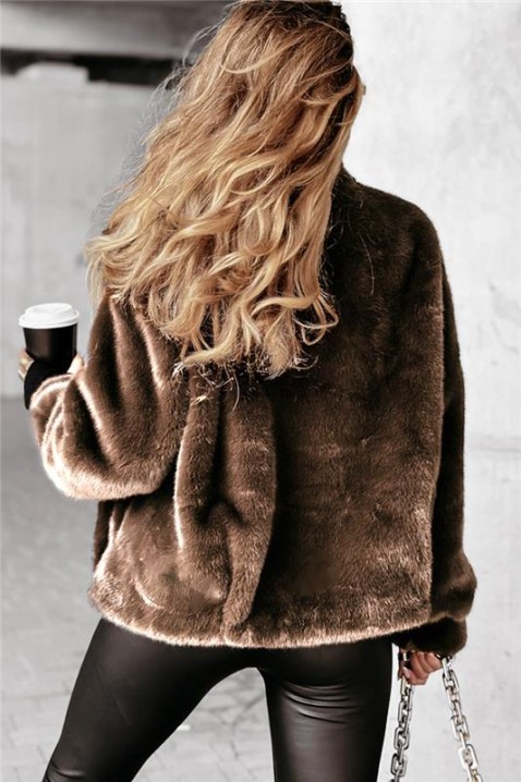 Яке ISLANDA BROWN, Цвят: кафяв, IVET.BG - Твоят онлайн бутик.