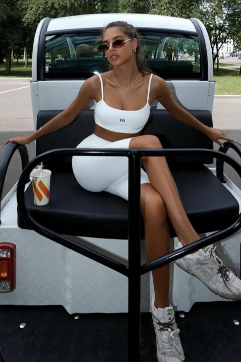 Спортен комплект IVELINDA, Цвят: бял, IVET.BG - Твоят онлайн бутик.