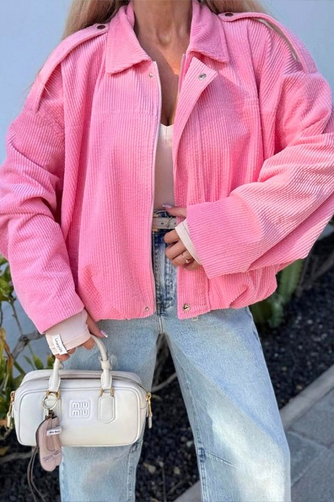 Яке MEZERA, Цвят: розов, IVET.BG - Твоят онлайн бутик.