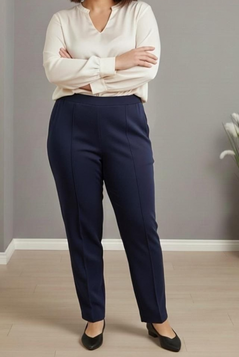 Панталон ANARELDA, Цвят: тъмносин, IVET.BG - Твоят онлайн бутик.