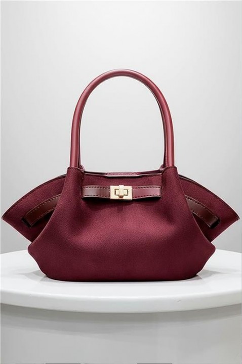 Дамска чанта GAZIOLA BORDO, Цвят: бордо, IVET.BG - Твоят онлайн бутик.