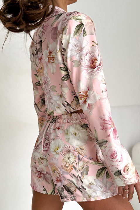 Комплект FLORALZA PUDRA, Цвят: пудра, IVET.BG - Твоят онлайн бутик.