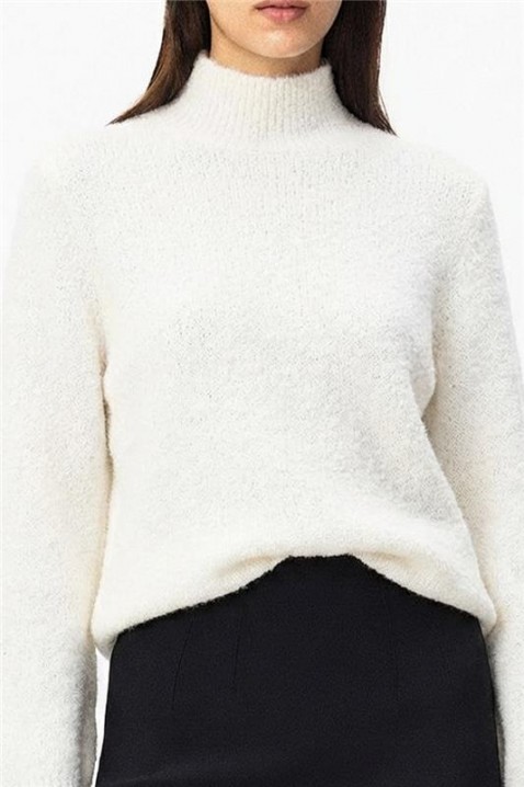 Пуловер BROJEFA WHITE, Цвят: бял, IVET.BG - Твоят онлайн бутик.