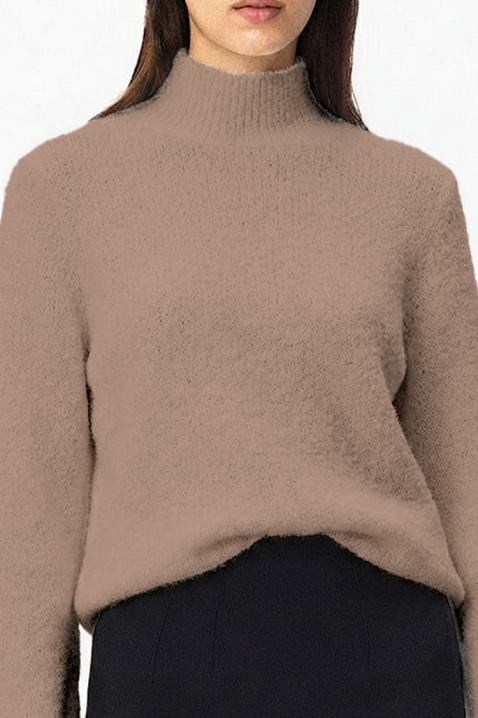 Пуловер BROJEFA MOCHA, Цвят: мока, IVET.BG - Твоят онлайн бутик.