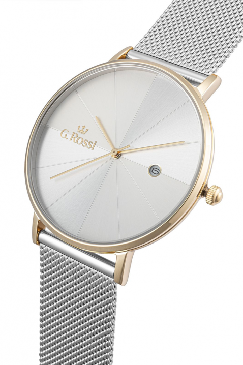 Дамски часовник G. Rossi 12540B-3D2, Цвят: сребърен, IVET.BG - Твоят онлайн бутик.