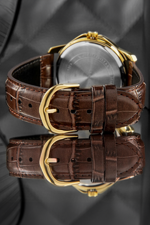 Мъжки часовник Casio MTP-V004GL-7AUDF, Цвят: кафяв, IVET.BG - Твоят онлайн бутик.