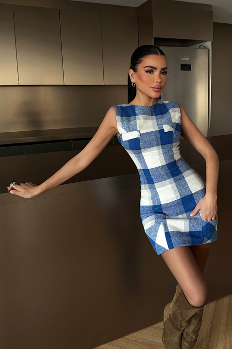 Рокля ZAROLDA, Цвят: син, IVET.BG - Твоят онлайн бутик.