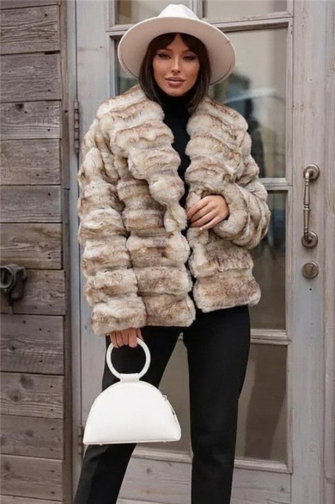 Палто FLOSERGA, Цвят: беж, IVET.BG - Твоят онлайн бутик.