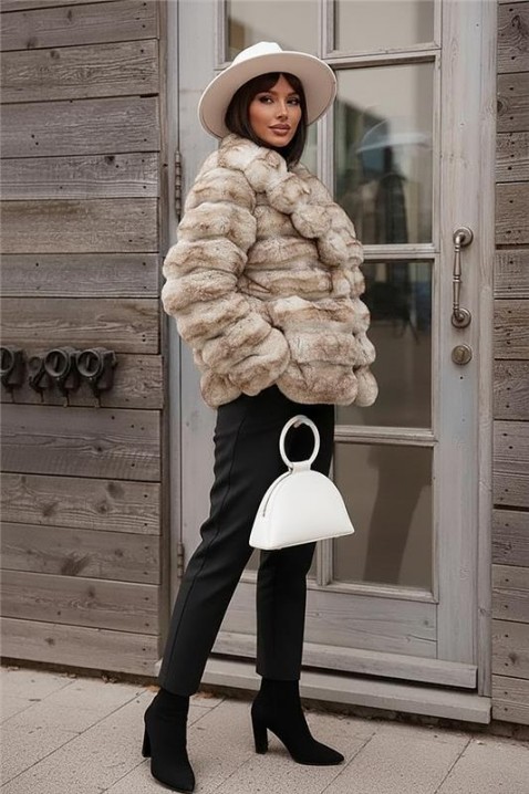 Палто FLOSERGA, Цвят: беж, IVET.BG - Твоят онлайн бутик.