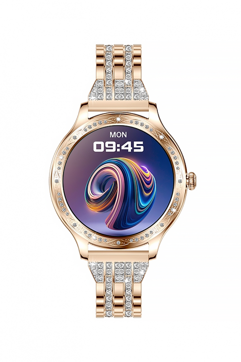 Смарт часовник Veltori VT350-1, Цвят: розово злато, IVET.BG - Твоят онлайн бутик.