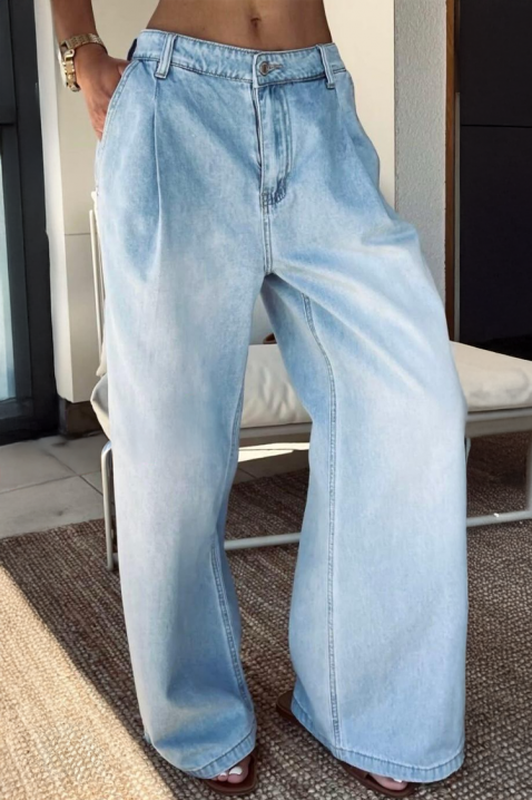 Дънки GLOMIRDA, Цвят: светлосин, IVET.BG - Твоят онлайн бутик.