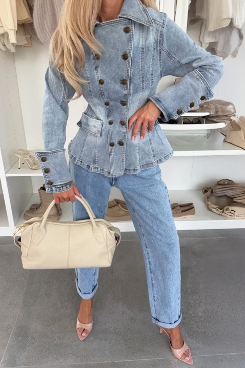 Дънково яке ZORELIA, Цвят: светлосин, IVET.BG - Твоят онлайн бутик.