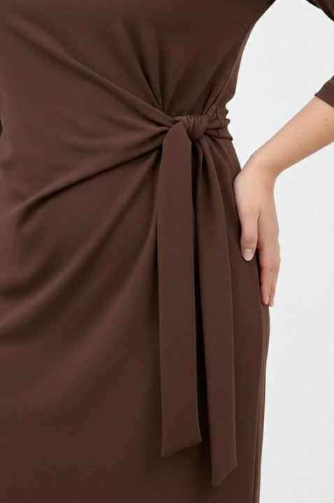 Рокля VREFIONA BROWN, Цвят: кафяв, IVET.BG - Твоят онлайн бутик.