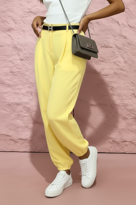 Панталон MIRYANA YELLOW, Цвят: жълт, IVET.BG - Твоят онлайн бутик.