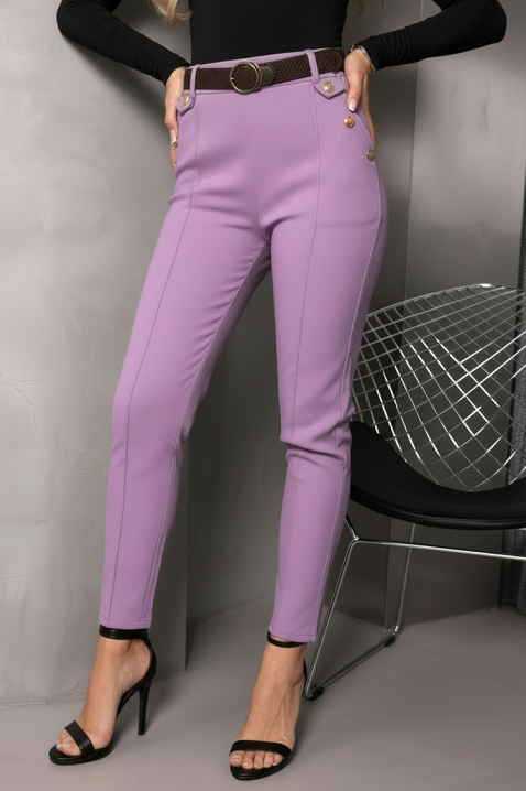 Панталон ZIRVELLA LILA, Цвят: лилав, IVET.BG - Твоят онлайн бутик.