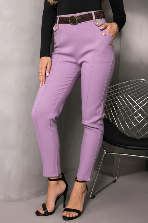 Панталон ZIRVELLA LILA, Цвят: лилав, IVET.BG - Твоят онлайн бутик.