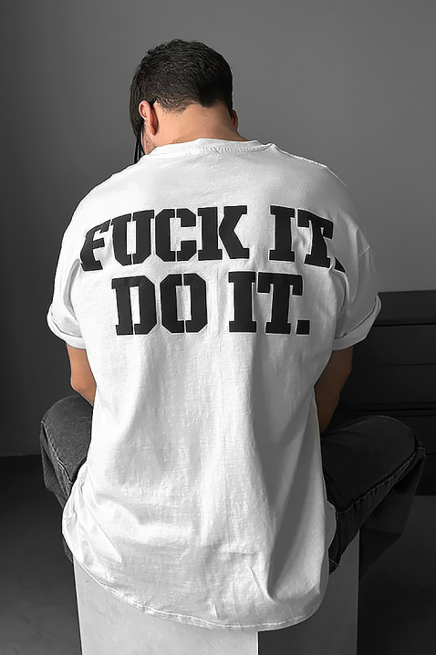 Мъжка тениска MORFESO WHITE, Цвят: бял, IVET.BG - Твоят онлайн бутик.