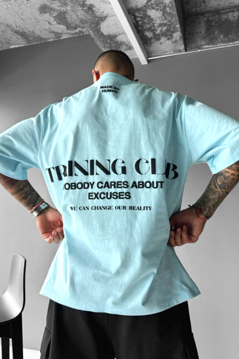 Мъжка тениска LAGOLRDO SKY, Цвят: светлосин, IVET.BG - Твоят онлайн бутик.