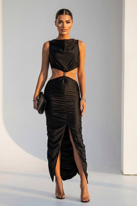 Рокля HROVELZA BLACK, Цвят: черен, IVET.BG - Твоят онлайн бутик.