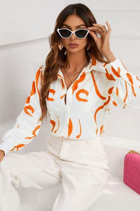 Дамска риза TENDIA, Цвят: бял, IVET.BG - Твоят онлайн бутик.