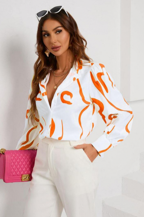 Дамска риза TENDIA, Цвят: бял, IVET.BG - Твоят онлайн бутик.