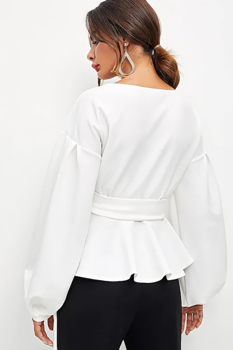 Дамска блуза MERIAM, Цвят: бял, IVET.BG - Твоят онлайн бутик.