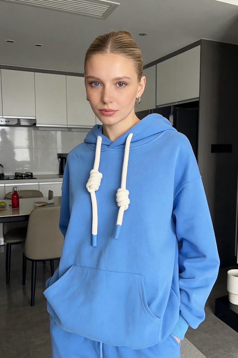 Суичър ZOREXINA BLUE, Цвят: син, IVET.BG - Твоят онлайн бутик.