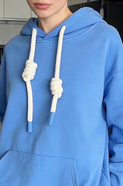 Суичър ZOREXINA BLUE, Цвят: син, IVET.BG - Твоят онлайн бутик.