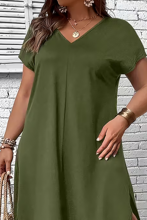 Рокля NIOGEVA, Цвят: зелен, IVET.BG - Твоят онлайн бутик.