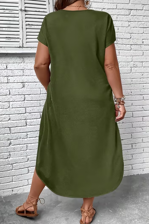 Рокля NIOGEVA, Цвят: зелен, IVET.BG - Твоят онлайн бутик.