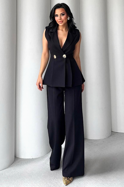 Комплект ELIZABELL BLACK, Цвят: черен, IVET.BG - Твоят онлайн бутик.