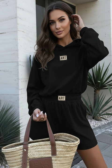 Комплект GERLENZA BLACK, Цвят: черен, IVET.BG - Твоят онлайн бутик.