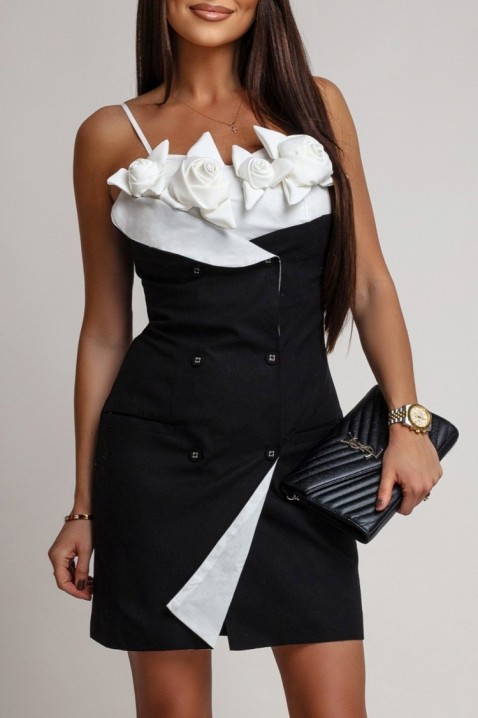 Рокля IVENITA BLACK, Цвят: черен, IVET.BG - Твоят онлайн бутик.