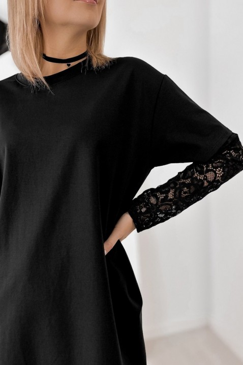 Рокля NIOTRELA, Цвят: черен, IVET.BG - Твоят онлайн бутик.