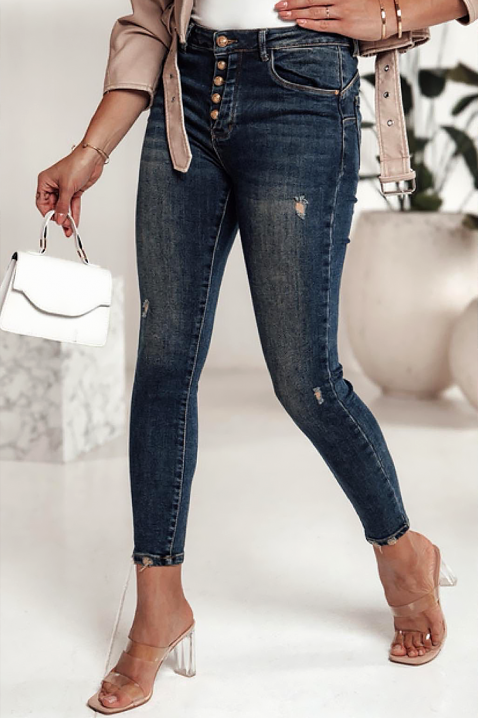 Дънки VALERINZA, Цвят: тъмносин, IVET.BG - Твоят онлайн бутик.